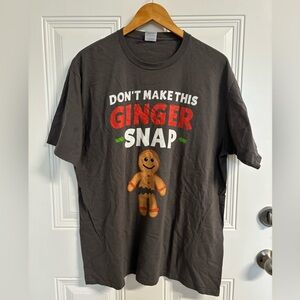 🌺 2/$10 Don’t Make this Ginger Snap T-shirt Size XL